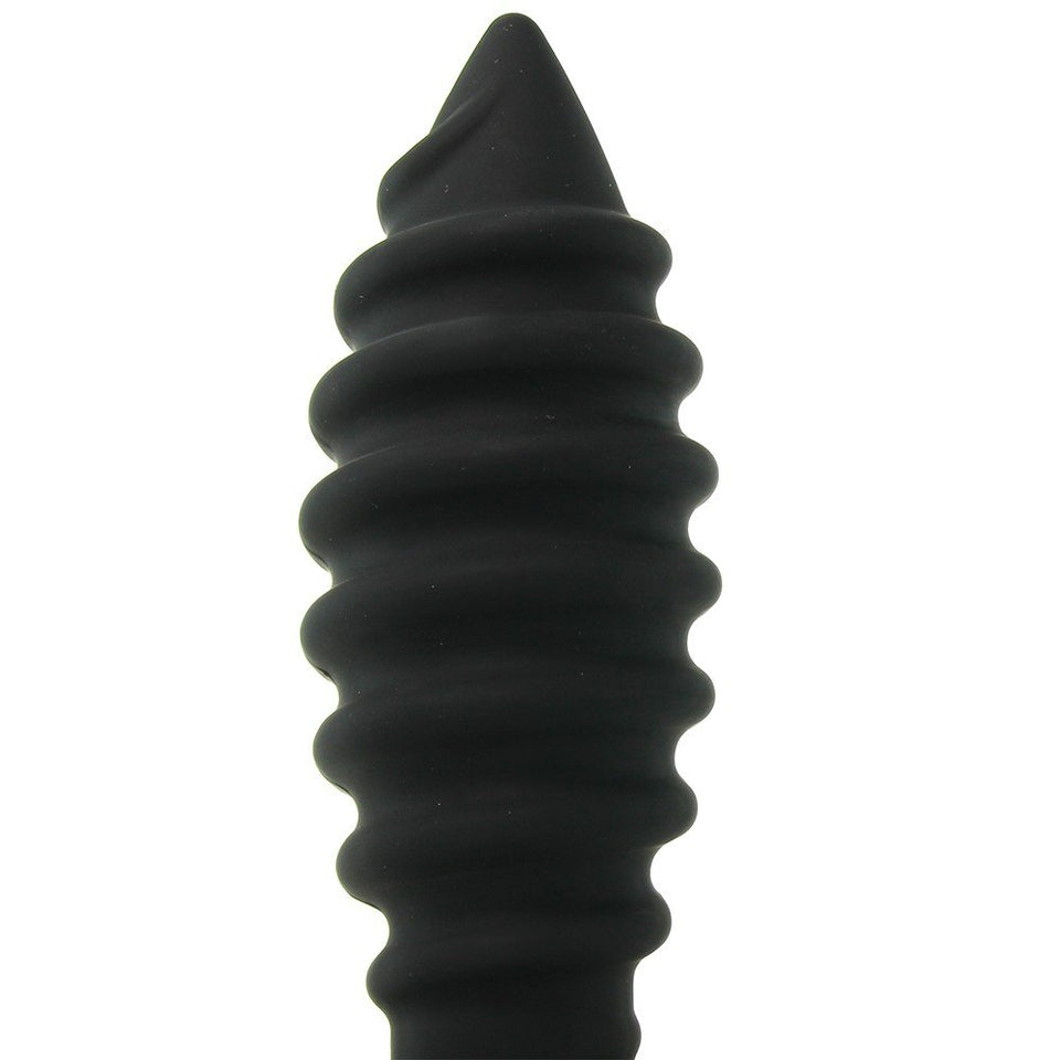 Tom Of Finland Screw U Anal Plug, Black, (Tf1372)