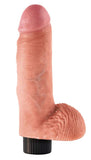 King Cock 7In Vibrating Cock W/Balls Fl