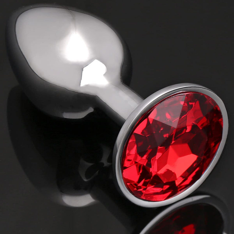 Akstore Small Fetish Anal Plug Butt Personal Sex Massager(Red)