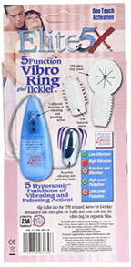 California Exotics Elite 5X Multi-Function Vibro-Ring Tickler