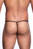 Male Basics Mob Tulle T-Thong Black S/M