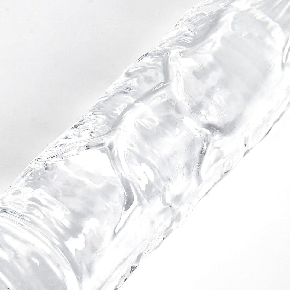 13 Inch Double Ended Realistic Dildo Flexible Clear Dildos Long Dong for Double Sided Lesbian Anal Play G-spot Stimulator Sex To