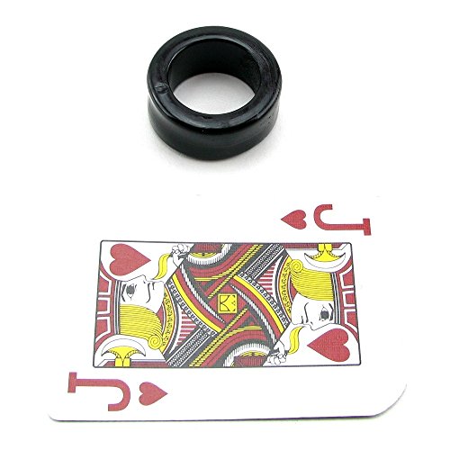 Doc Johnson Titanmen - Cock Ring - Stretch-To-Fit - Makes Your Penis Firmer Harder And More Engorged - Made Of Body-Safe Tpr - Black