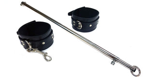 ROUGE GARMENTS Adjustable Leg Spreader Bar with Cuffs