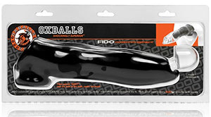 Oxballs Fido, Penis-Sheath + Bullet Insert, Black