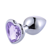 Anal Plugs Set Metal 3 PCS Butt Plug Anal Trainer Kit Women Men Sex Toys Heart Shaped Jewelry Valentine 's/Birthday Gift for Beg