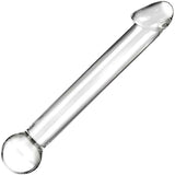 $$ 7'' Realistic Head S Dildo Clear