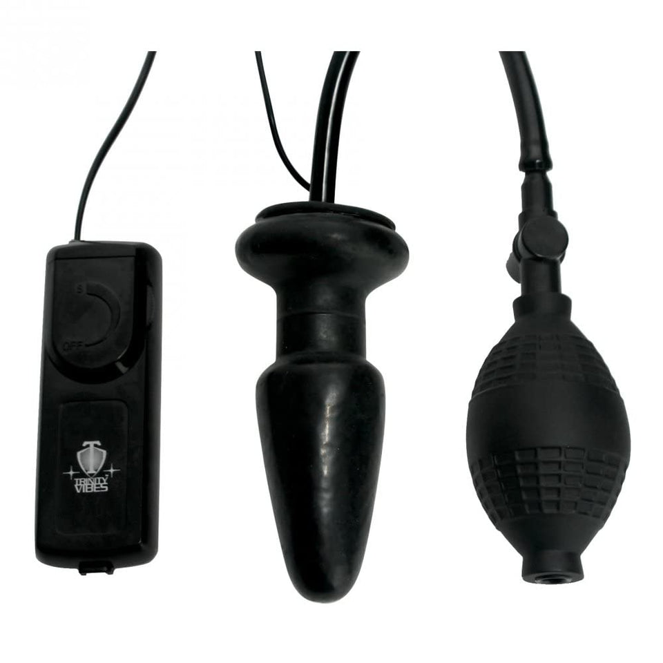 Trinity Vibes Vibrating Inflatable Anal Plug