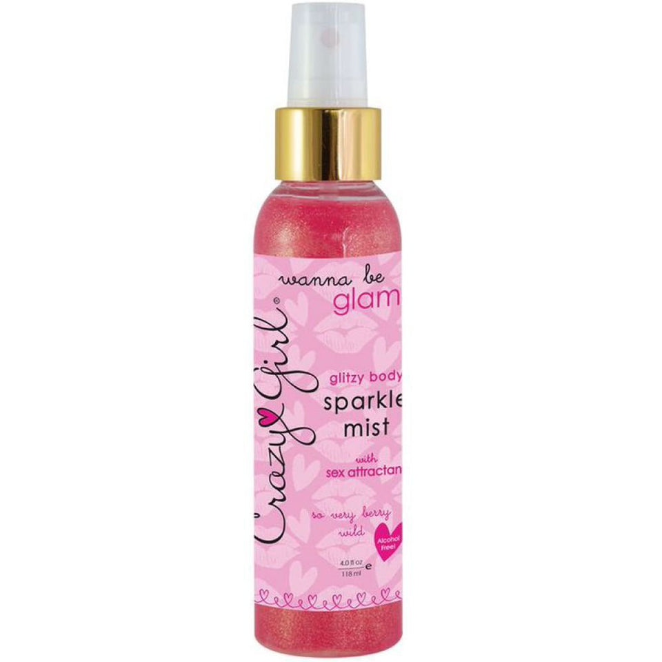 (D) Crazy Girl Wanna Be Glam Flirty Body Mist 4Oz