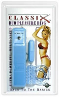 Pipedream Classix Duo Pleasure Ring, Blue