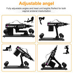 Jessky Automatic Sex Machine, 3Xlr Connector Love Machine Adjustable Adult Sex Toys With 8 Attachments For Couples Men And Women