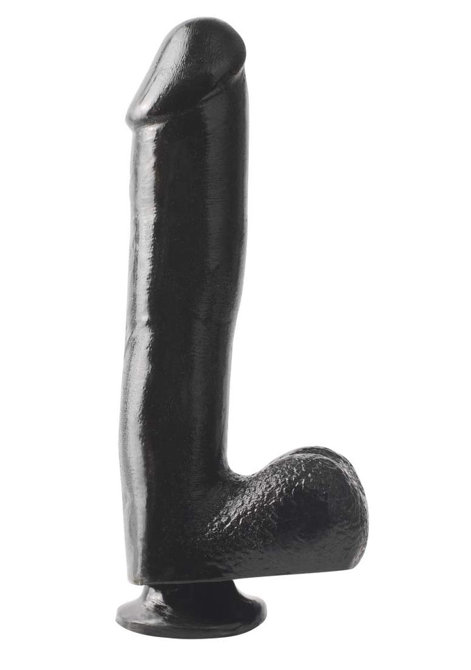 Basix 10 Inch With Suction Cup - Black