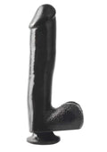 Basix 10 Inch With Suction Cup - Black