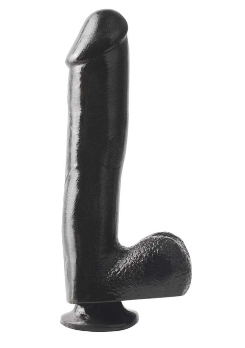 Basix 10 Inch With Suction Cup - Black