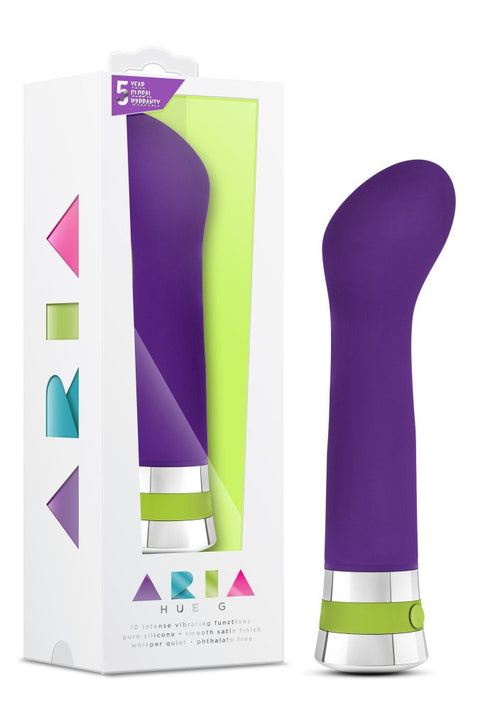 (D) Aria Hue G Plum Purple Vibrator