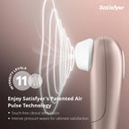Satisfyer Number One - Air-Pulse Clitoris Stimulator - Non-Contact Clitoral Sucking Pressure-Wave Technology, Waterproof (Rose Gold)