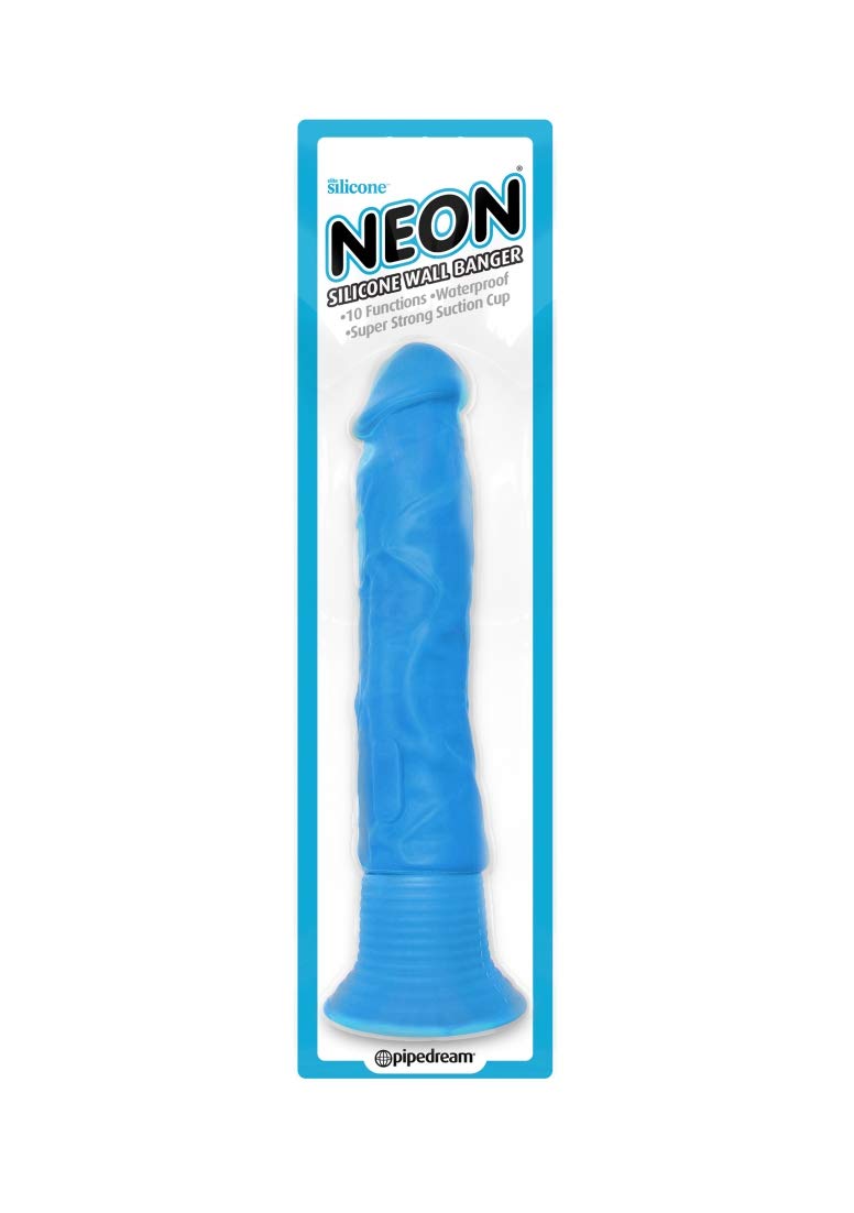Pipedream Products Neon Silicone Wall Banger Blue 6.4 Lb
