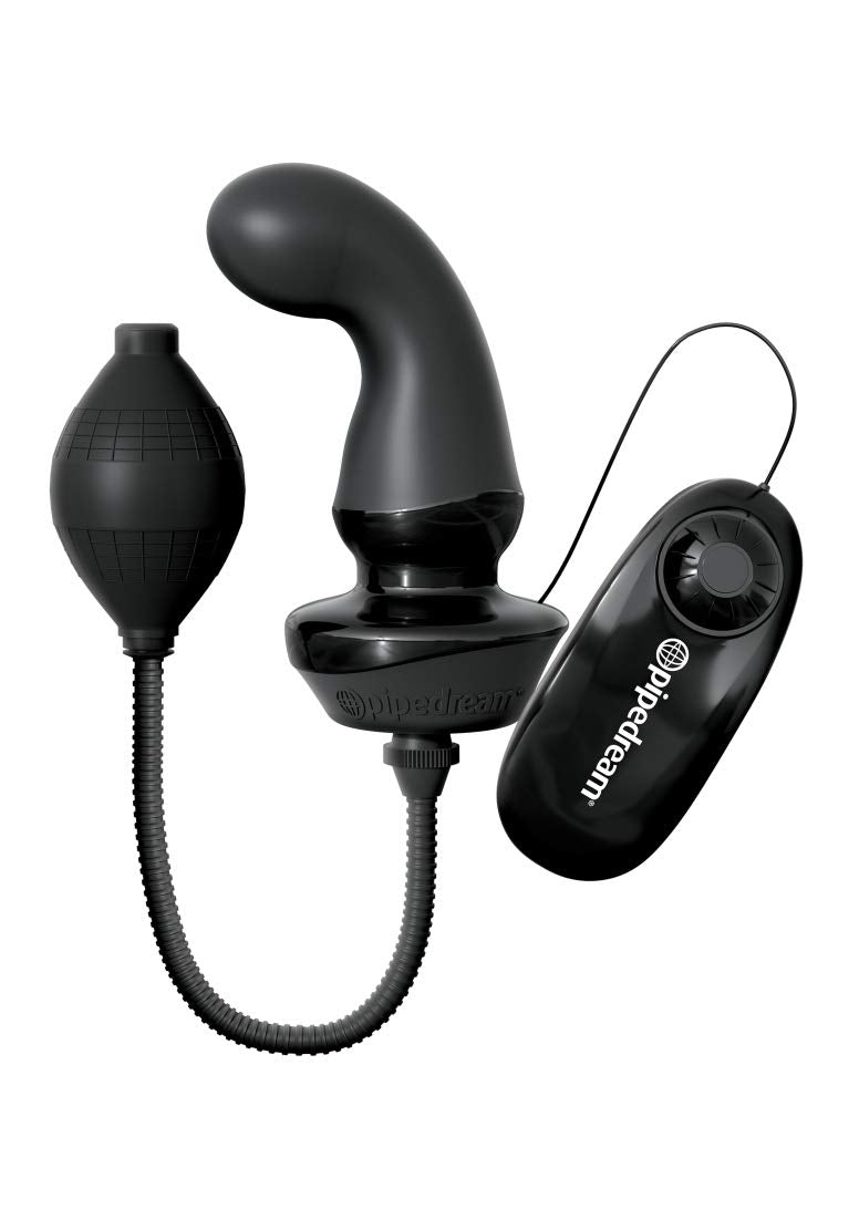Pipedream Products Anal Fantasy Elite Collection Inflatable P-Spot Massager, Black, 7.7 Lb