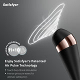 Satisfyer Pro 3 Airpulse Clitoris Stimulating Vibrator  Noncontact Clitoral Sucking Pressurewave Technology  Vibration  Wa