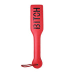 VENESUN Faux Leather Spanking Paddle for Sex Play, 12.8inch Bitch Paddle for Adults, Red