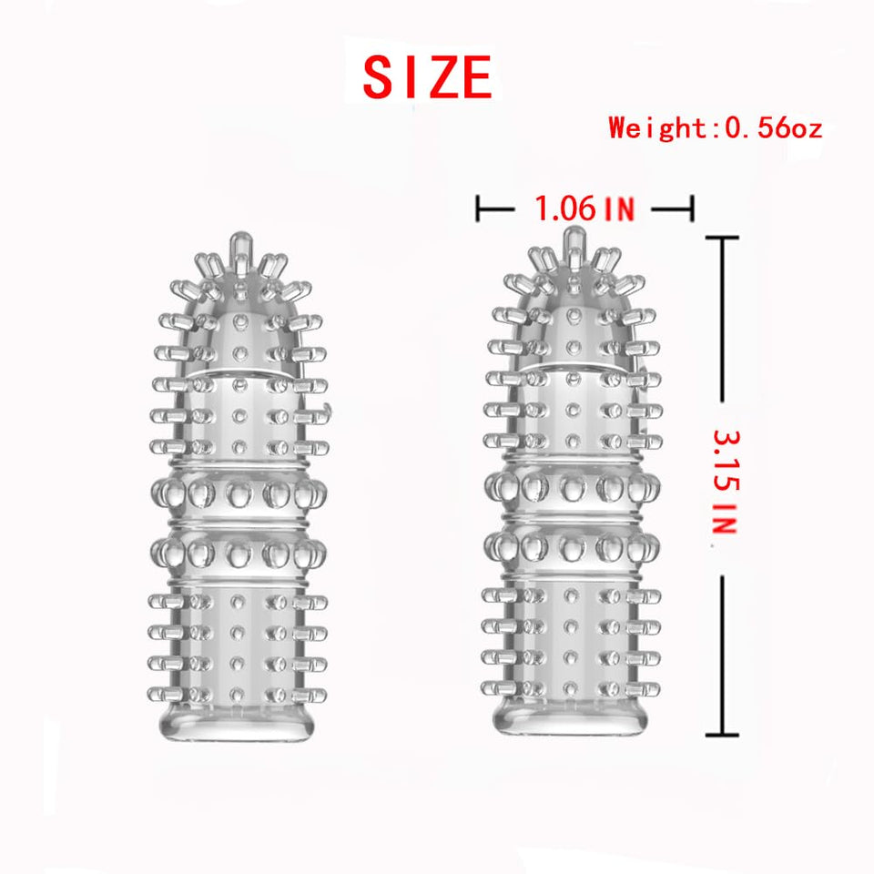 Finger Vibrator Sleeves Accessories for Sex,G-Spot Clitoral Vagina Anal Nipple Sex Massager Stimulation,Adult Finger Sleeves Sti