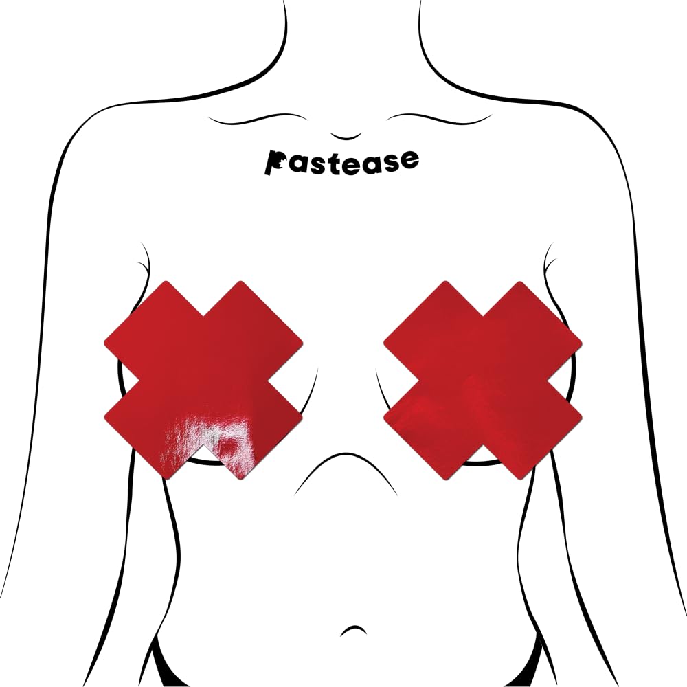 Pastease Faux Latex Red Plus X Full Coverage