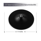 Hismith 5.5    Suction Cup Adapter with KlicLok System, Updated Universal Dildo Holder for Sex Machines (Black, 5.5 Inch)