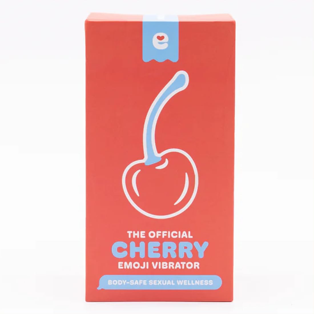Emojibator Cherry Personal Massager | 10 Vibration Settings | Waterproof | Body Safe Silicone | Usb Rechargeable