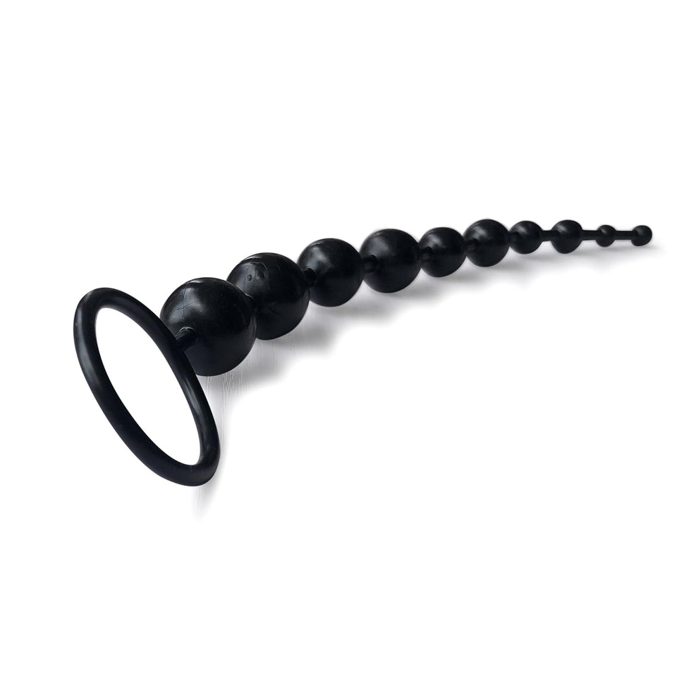 10 Balls Anal Beads Butt Plug, Soft Adult Sex Toys, Anal Sex Toy Waterproof Plug for Adult Sex Games, Men, Women and Couples