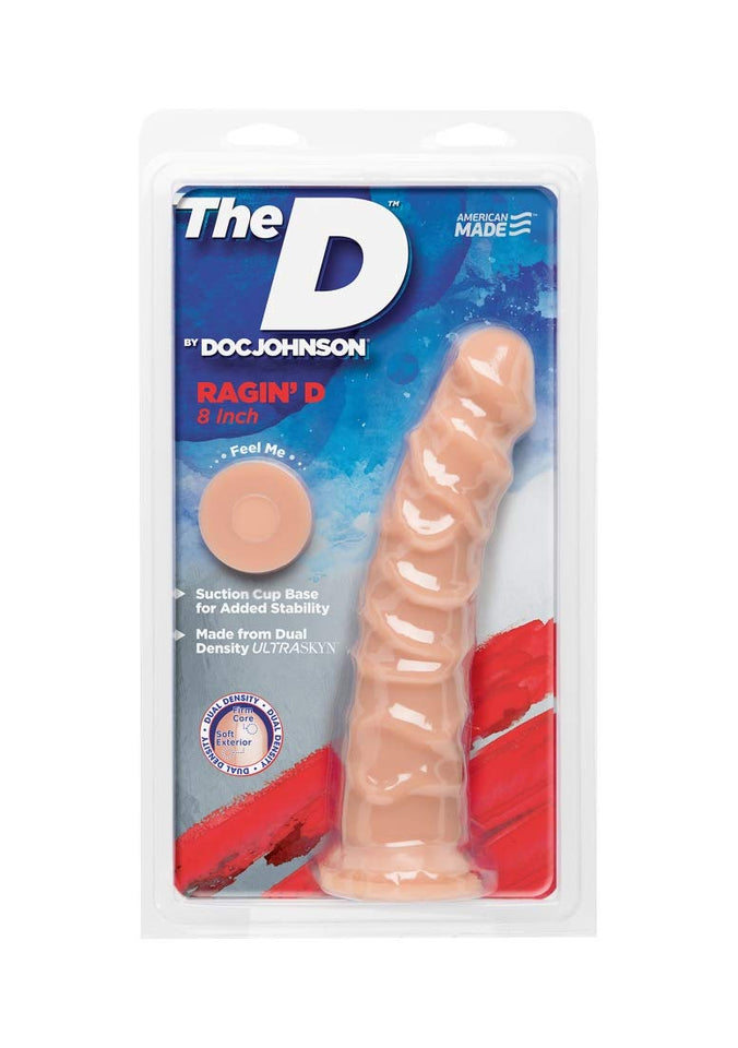 D Ragin D 8 Inches Vanilla Beige Dildo