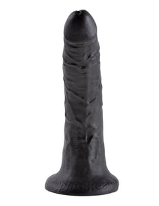 Pipedream King Cock Dildo, Black, 7 Inch