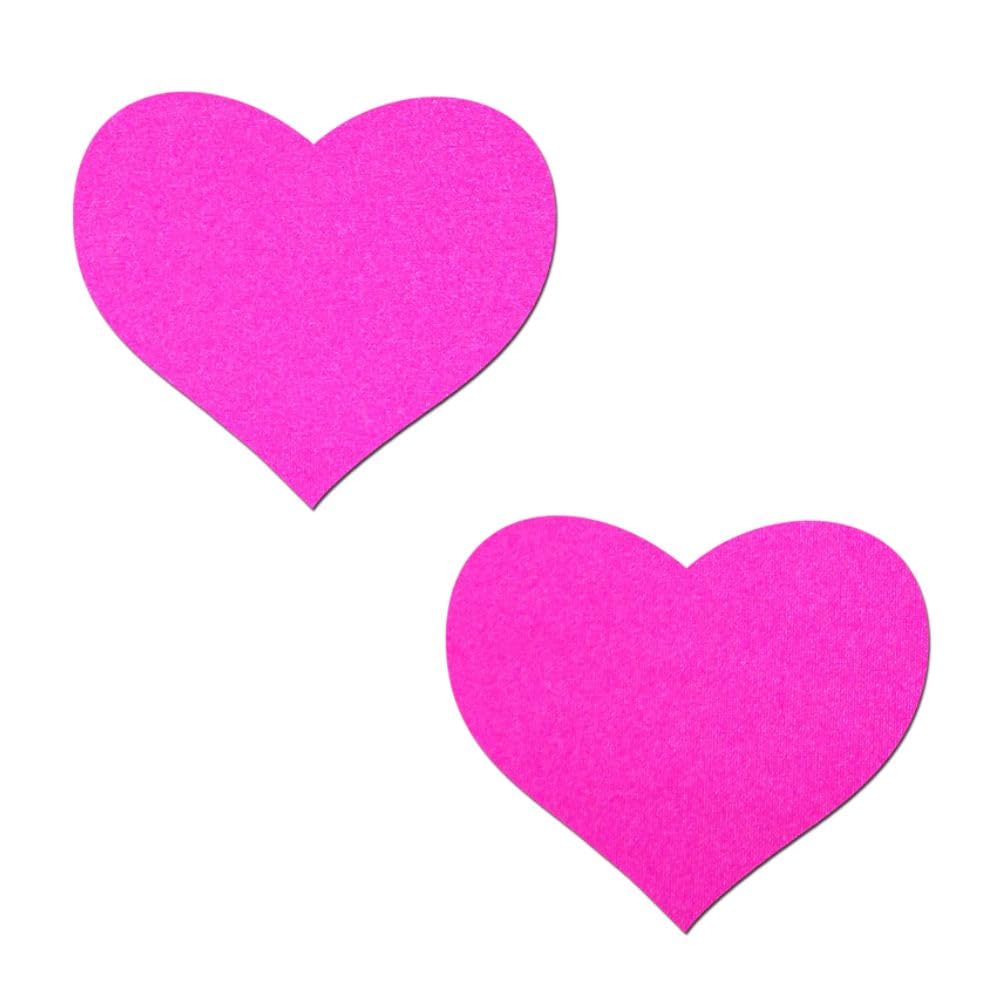 Pastease Neon Pink Day-Glow Lycra Heart