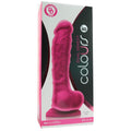 NS Novelties Colours 8 Inch Dual Density Silicone Dildo (Pink)