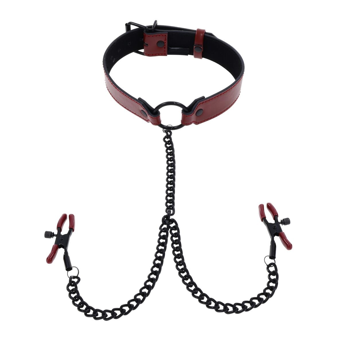Saffron Collar W/ Nipple Clamp