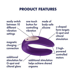Satisfyer Partner Double Plus Classic Vibrator
