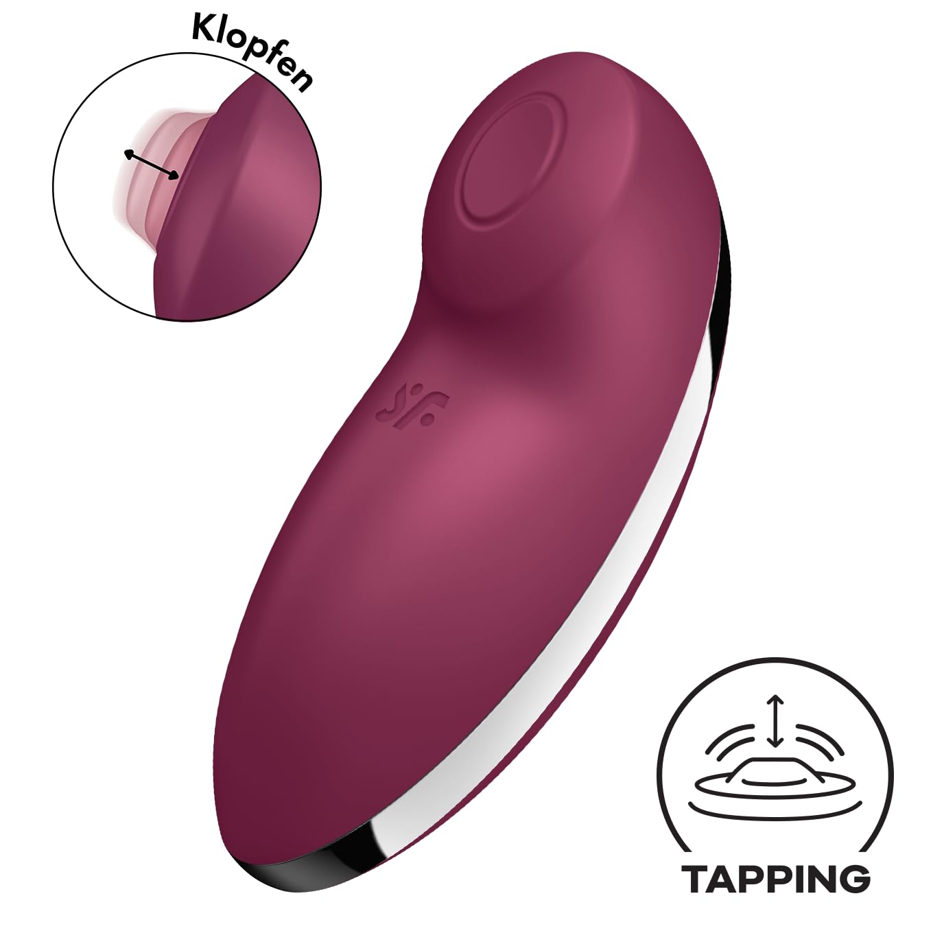Satisfyer Tap And Climax 2-Red
