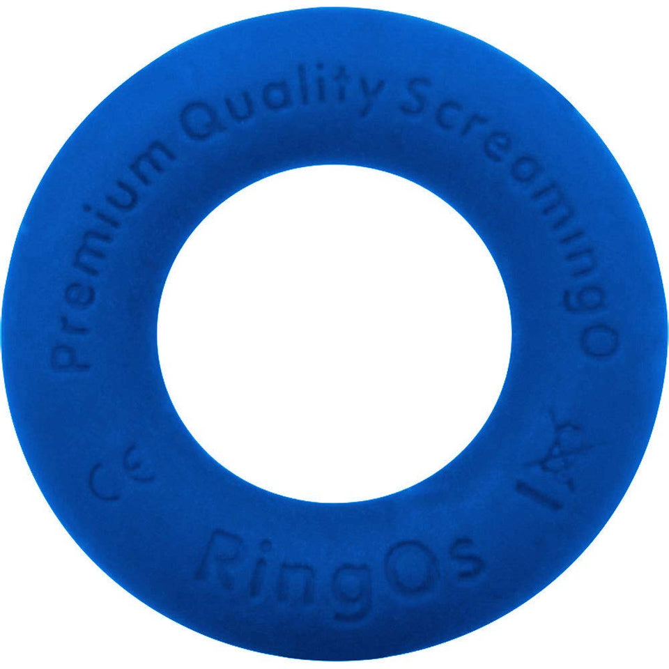 Screaming O Ringo Ritz Mega Stretchy Silicone Cock Ring, Blue
