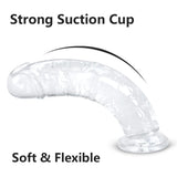 12.5 * 2.3 Inch Huge Dildos Realistic Clear Dildo with Strong Suction Cup Hands-Free Huge Dong Big Size Adult Sex Toy for Women
