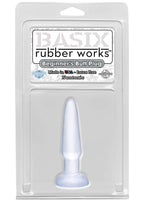 Pipedream Basix 3.5'' Beginner'S Butt Plug, Clear