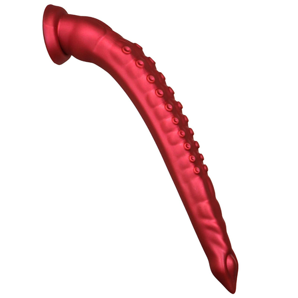 PONGGAO 12.2 Inch Large Dildo for Women Realistic Thick Anal Dildo, Red Suction Cup Dildo Silicone Tentacle Dildo Women Realisti