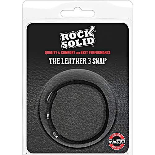 Rock Solid Adjustable 3 Snap Ring (Blk)