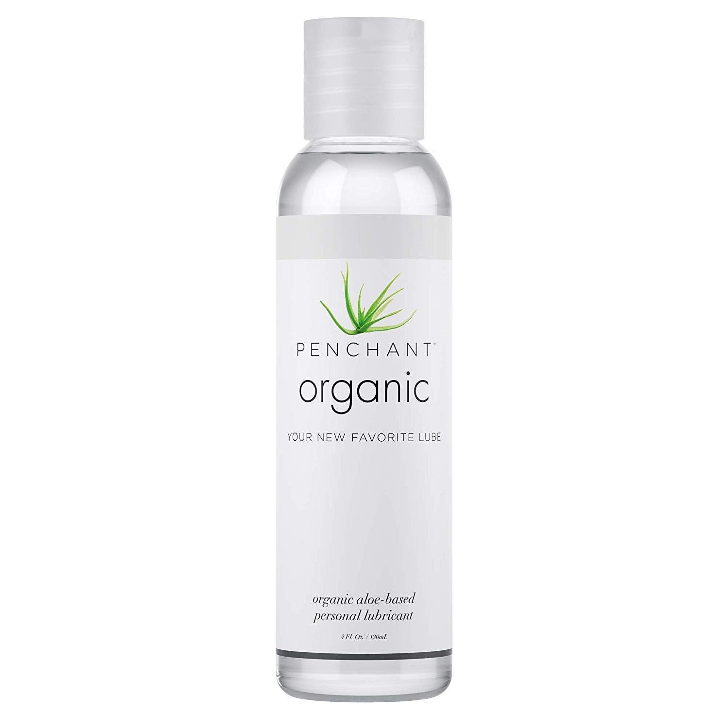 Penchant Organic Aloe Vera Lube - Personal Lubricafication for Women and Men, Water Resistant Sex Lube, Natural Moisturizing Lub