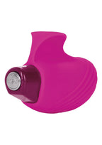 Key Aries Silicone Finger Massager Waterproof Massager, Raspberry Pink, 2.25 Inch