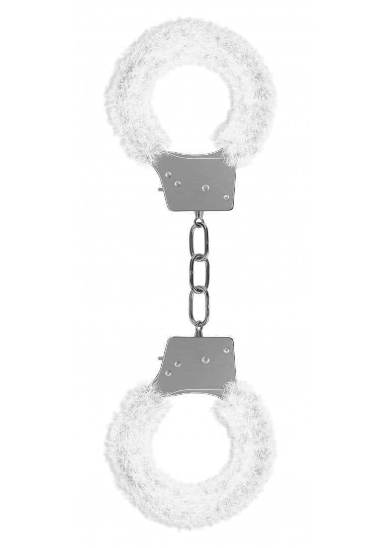 Ouch! Beginner'S Handcuffs Furry, White