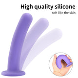 Dildo Anal Plug Trainer Kit, 3 Sizes Butt Plugs Training Silicone Dildo with Strong Suction Cup Anal Toys Prostate Vaginal G Spo