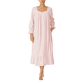 Eileen West Womens Long Sleeve Flannel Ballet Gown, Rose