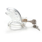 Male Chastity Device Cock Cage - Lock Love Average Size Chastity Cage with 3 Active Rings & Keys Adult Sex Toy for Men PC Plasti