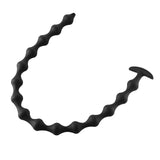 Shkanla 22.8 inch Super Long Anal Beads with 15 Balls, Silicone Butt Plug Anal Chain Flexible Anal Plug, Vaginal Anus Dilator Pr