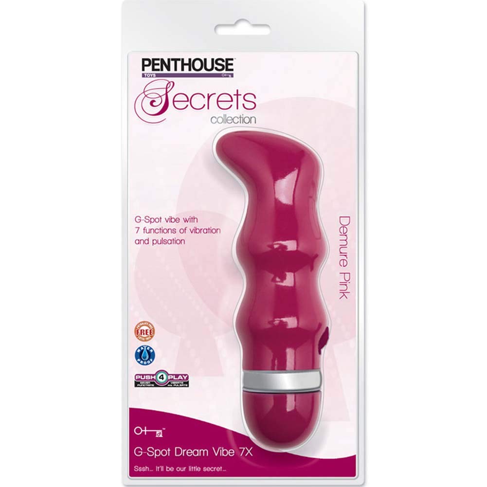 Penthouse Secrets G-Spot Dream Vibe 7X, Demure Pink