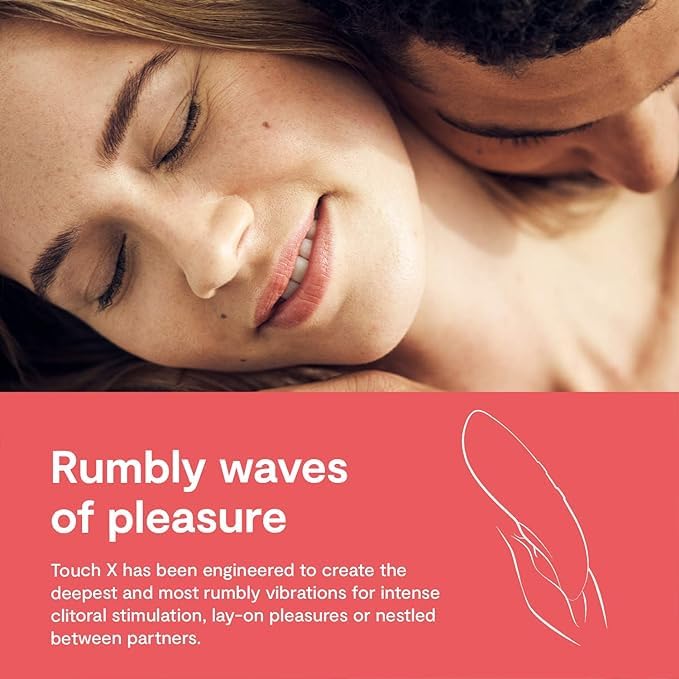 We-Vibe Touch X Lay On Vibrator | Vibrating Mini Bullet Sex Toys for Women | Clitoral Stimulator Personal Massager | 8 Intensity